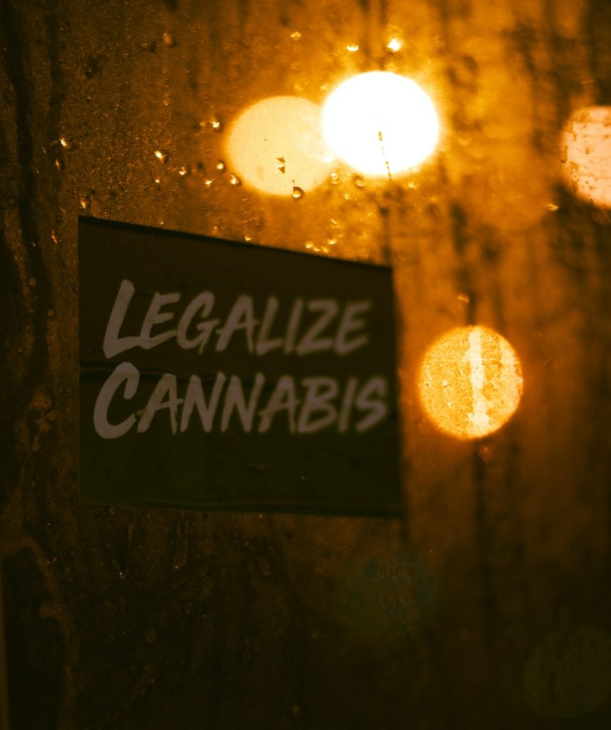 legalize cannabis sign cannabis charges